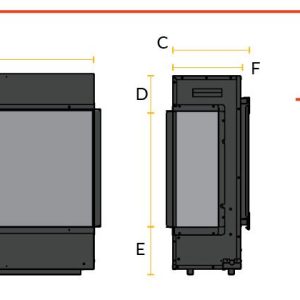 Henley AMARA 1000 Slim Line With Exclusive Log Set 1.6kw - Image 5