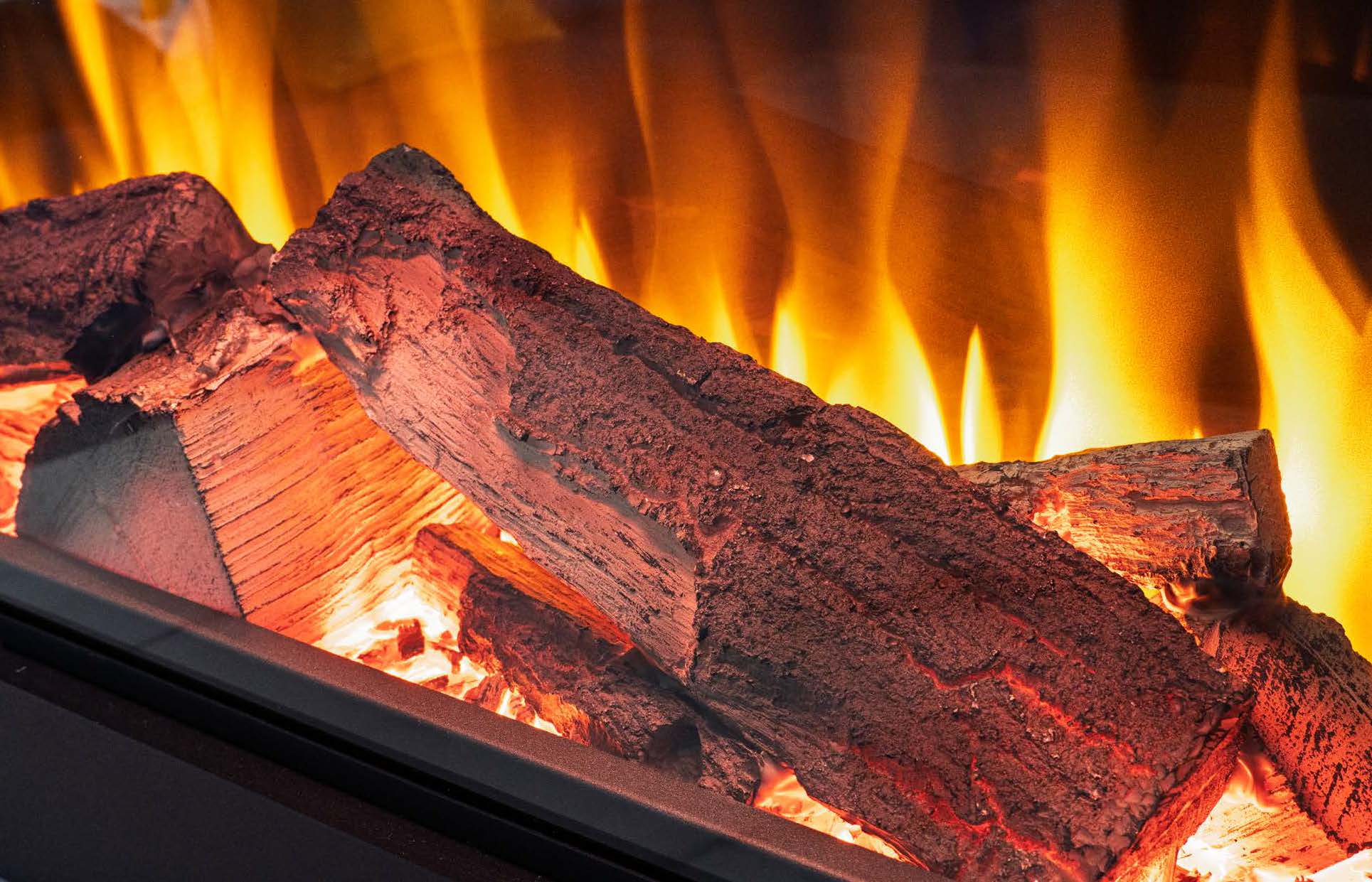 Henley AMARA 1000 Slim Line With Exclusive Log Set 1.6kw - Image 3
