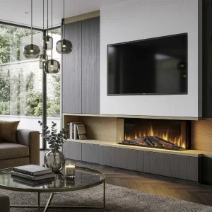 Henley AMARA 1000 Slim Line With Exclusive Log Set 1.6kw - Image 2
