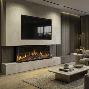 Henley AMARA 1500 Slim Line With Exclusive Log Set 1.6kw - Image 2