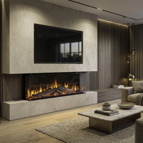 Henley AMARA 1500 Slim Line With Exclusive Log Set 1.6kw - Image 2